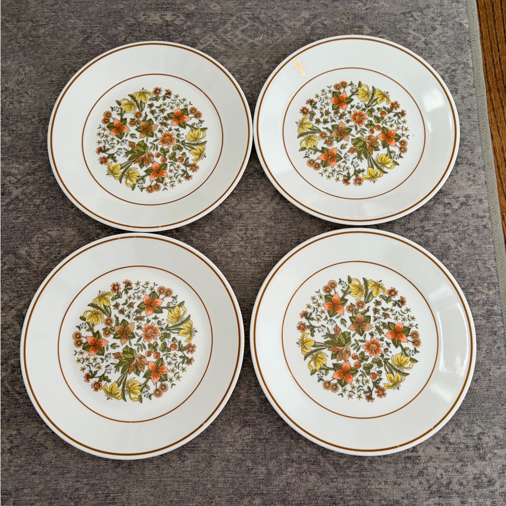 4 Corelle Indian Summer Lunch 8.5” Plates